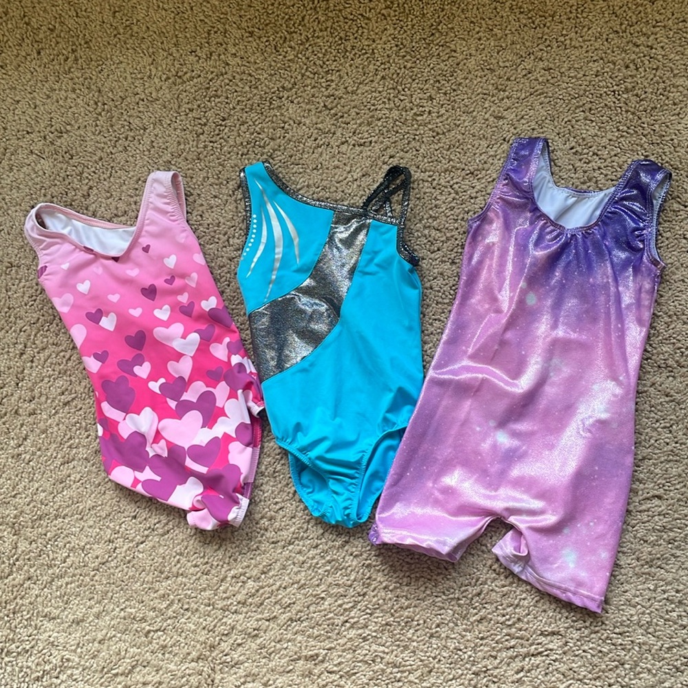 Girls gymnastic leotards